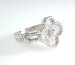 VANCLEEF&ARPELS 18KW DIA ALHAMBRA RING - Image 2