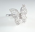 DIA BUTTERFLIY 18KW RING - Image 2