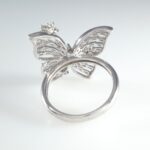 DIA BUTTERFLIY 18KW RING - Image 3