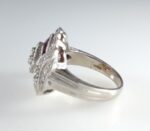 DIA & RUBY PLAT RING - Image 4