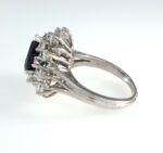 SAPPHIRE & DIA 18KW RING - Image 4