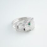 CARTIER PANTHERE DIA 18KW RING SIZE 52