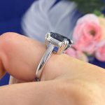 AGL SAPPHIRE & DIA 3-STONE RING - Image 3