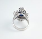 SAPPHIRE & DIA PLAT RING - Image 3