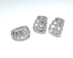 DIA 18KW RING & EARRINGS SET
