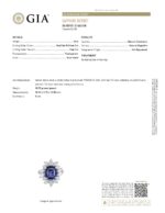 GIA SAPPHIRE & DIA PLAT RING - Image 2