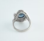 SAPPHIRE & DIA PLAT RING - Image 3