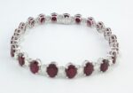 RUBY 18KW TENNIS BRACELET - Image 2