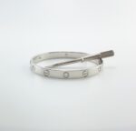 CARTIER LOVE 18KW 6DIA BRACELET SIZE 16
