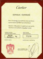 CARTIER LOVE 18KW 6DIA BRACELET SIZE 16 - Image 2