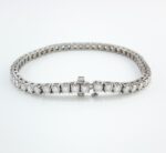 6.77CT DIA 14KW TENNIS BRACELET - Image 2