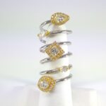 3.84CT DIA 18KW SPIRAL RING