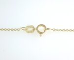 14KY DIA CHAIN NECKLACE - Image 3