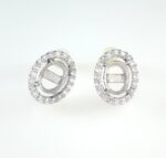 PLAT DIA EARRING MOUNTING