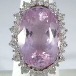 SAPPHIRE & DIA 14KW RING