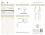 3.08CT ASSCHER-CUT DIA 14KW RING - Image 2