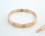 CARTIER LOVE 18KR BRACELET SIZE 17 - Image 5