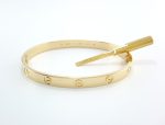 CARTIER LOVE 18KY BRACELET SIZE 19