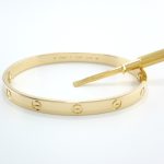 CARTIER LOVE 18KY BRACELET SIZE 19