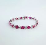 14KW RUBY & DIA BRACELET