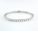 8.77CT DIA 18KW TENNIS BRACELET
