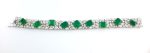EMERALD & DIA 14KW BRACELET - Image 2