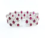 RUBY & DIA 14KW BRACELET - Image 2