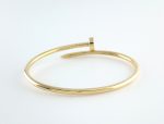 CARTIER JUSTE UN CLOU SM 18KY BRACELET14 - Image 2