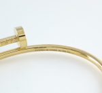 CARTIER JUSTE UN CLOU SM 18KY BRACELET14 - Image 4