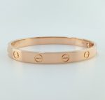 CARTIER LOVE 18KR BRACELET SIZE 16 - Image 5