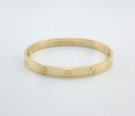 CARTIER LOVE 18KY BRACELET SIZE 16 - Image 4