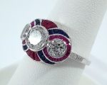 2.22TCW 3-STONE DIA RING - Image 2