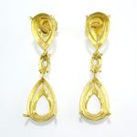 DIA 18KY EARRING MOUNTINGS