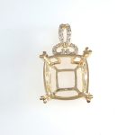 14KY DIA PENDANT