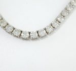 12.91CT DIA 18KW TENNIS NECKLACE - Image 2