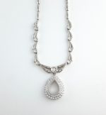 DIA PLAT NECKLACE MOUNTING