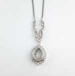 DIA PLAT NECKLACE MOUNTING