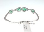 EMERALD & DIA 18KW BRACELET - Image 2