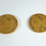 2 NEPOLEON GOLD COINS