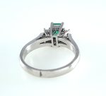 EMERALD & DIA PLAT RING - Image 3