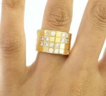 CARTIER PAYETTE DIA 18KY RING SIZE 50 - Image 6