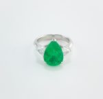 DIA PLAT 3-STONE RING