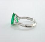 DIA PLAT 3-STONE RING - Image 4
