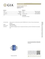 GIA BURMA SAPPHIRE & DIA PLAT RING - Image 2