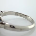 GIA BURMA SAPPHIRE & DIA PLAT RING - Image 5