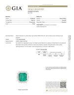 GIA EMERALD & DIA PLAT RING - Image 2