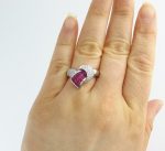 RUBY & DIA PLAT RING - Image 5