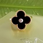VANCLEEF&ARPELS ALHAMBRA ONYX RING 49