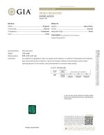 GIA EMERALD & DIA PLAT/18KY RING - Image 2