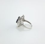 SAPPHIRE & DIA PLAT RING - Image 2